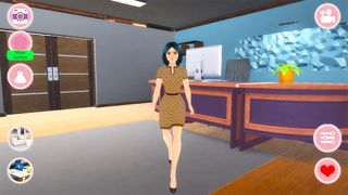 Talking Office Girl - Screenshot 1