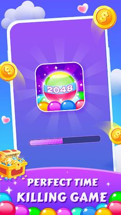 Lucky Bubble - 2048 Game - Screenshot 1