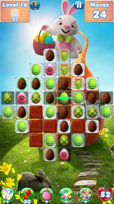 Bunny Match - Easter games and - Screenshot 2