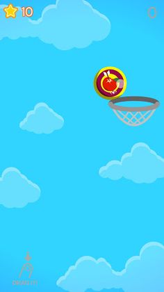 Target Ball: Basketball Flick, - Screenshot 2