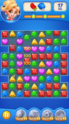 Jewel Crush - match 3 puzzle - Screenshot 4