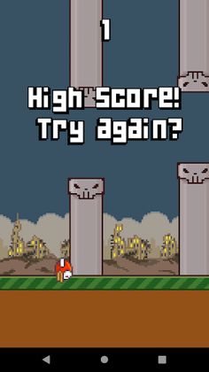 Retro Bird - 8 bit style game - Screenshot 3