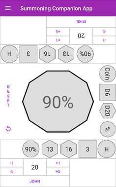 Summoning Companion App - Screenshot 2