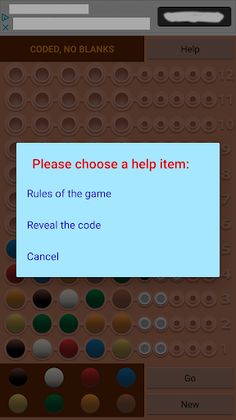 Master Mind with Ad - Screenshot 2