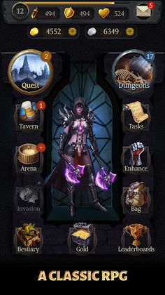 Age of Revenge: Card Based RPG - Screenshot 1