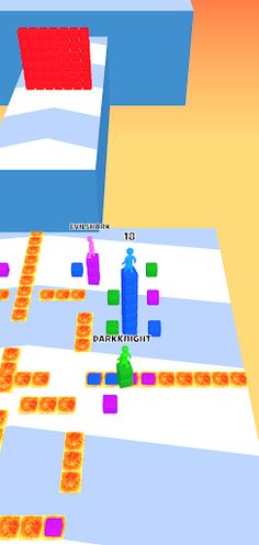 Blocks Surf n Race - Screenshot 2