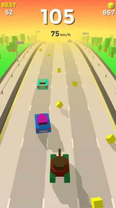 Blocky Racing - Speed Race - Screenshot 4