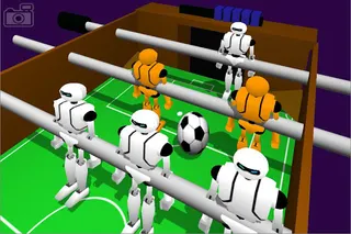 Robot Table Football - Screenshot 1