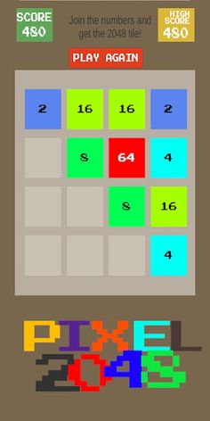 PIXEL 2048 - Screenshot 2