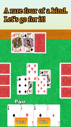 Playing Cards Game Two Pairs - Screenshot 4