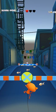 Cat Run in Street - Screenshot 4