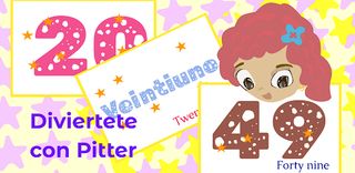 Pitter, juego números cartas - Screenshot 3