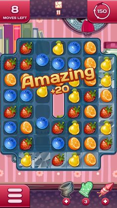 Agnes’ Fruits Match-3 Puzzle - Screenshot 4