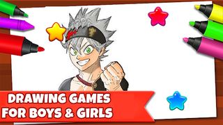 BLACK CLOVER Clover coloring - Screenshot 1