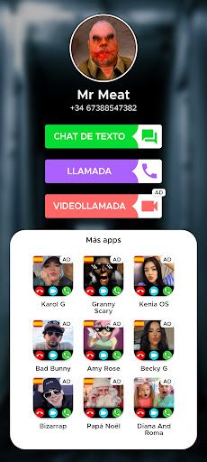 Videollamada Mr Meat de miedo - Screenshot 1