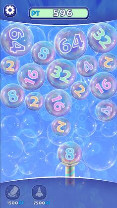 2048 Game Bubbles - Screenshot 2