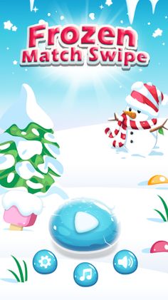Frozen Match Swipe - Screenshot 1
