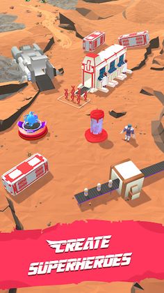 Idle Superhero: Craft & Battle - Screenshot 2