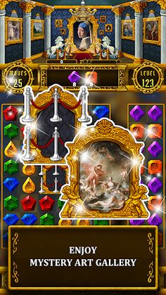 Mystery Art Gallery: Match 3 - Screenshot 4