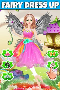Princess Fairy Dress up Salon - Screenshot 2