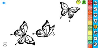 Glitter Butterfly Coloring - Screenshot 1