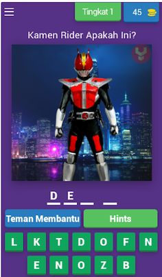 Tebak Gambar Kamen Rider V.4 - Screenshot 1