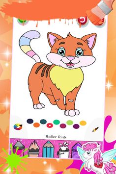 Cat coloring Pages - Screenshot 4