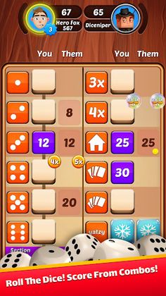 Dice and Throne - Online Yatzy - Screenshot 2