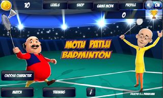 Motu Patlu Badminton - Screenshot 1