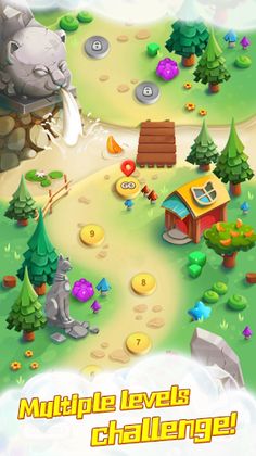 Bubble Blocks: Candy Battle! - Screenshot 1