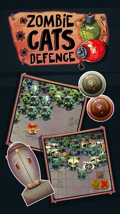 Zombie Cats Defense - Screenshot 4