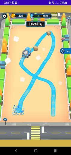 Line Drawing Road Car - Screenshot 2