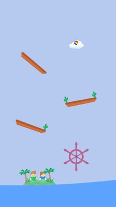 Sky Ball: 2D Platform Game wit - Screenshot 1