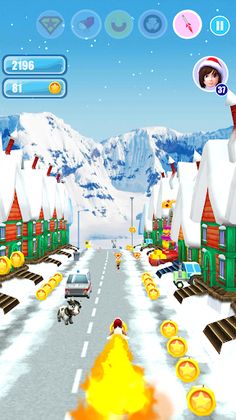 Santa Girl Run - Screenshot 4