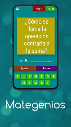 Mategenios: Juego de Trivia - Screenshot 1