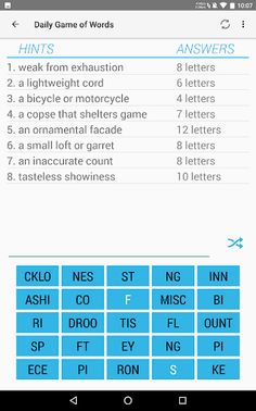 Daily Game of Words - Screenshot 2