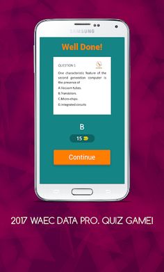 2017 WAEC DATA PRO. QUIZ GAME! - Screenshot 2