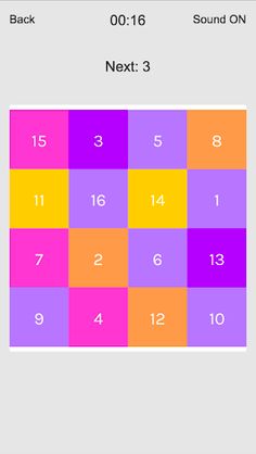 Schulte - Attention training - Screenshot 4