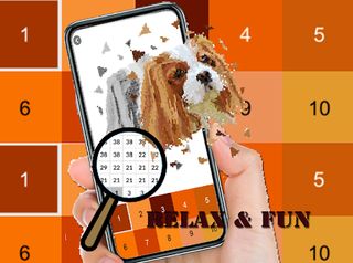 Dog Pixel Coloring - Screenshot 2