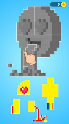 Pixel Puzzle Party 3D - Screenshot 1