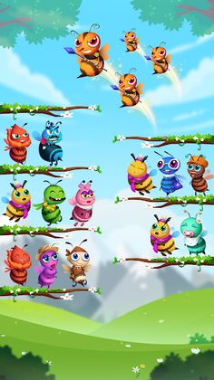 Bee Sort - Color Puzzle Game - Screenshot 4