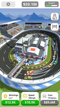 Idle Tap Racing: Tycoon Game - Screenshot 1