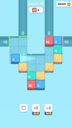 Collide Nums 2048 - Screenshot 1