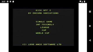 Kick Off 2 C64 - Screenshot 2