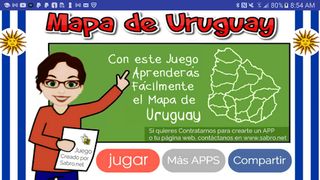 Juego del Mapa de Uruguay - Screenshot 1