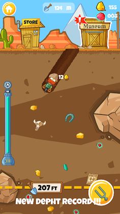Diggy: Gold Rush - Screenshot 1