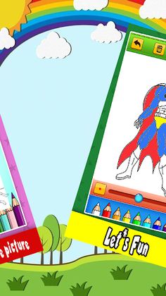 Hero Super Coloring book - Screenshot 4