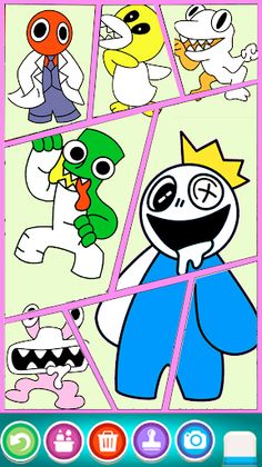 Rainbow Friends 2 Color Games - Screenshot 3