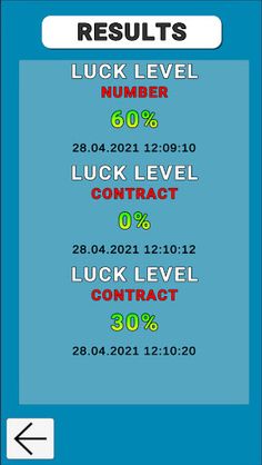 Luck Meter - Screenshot 3