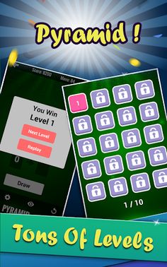Pyramid Solitaire - Card Games - Screenshot 2